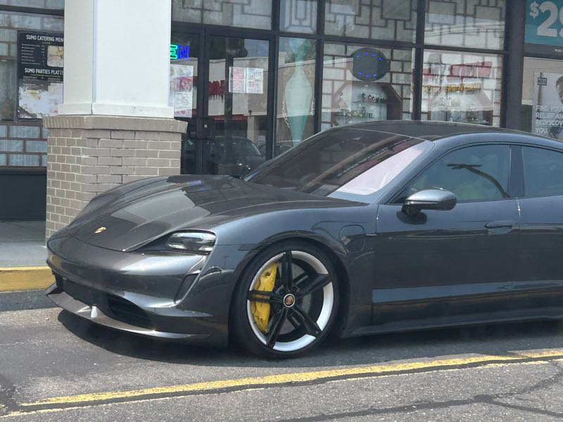 Porsche Taycan spotted in Brick