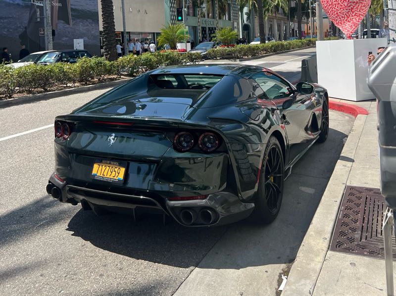 Ferrari 812 Superfast (2022) spotted in Los Angeles, United States