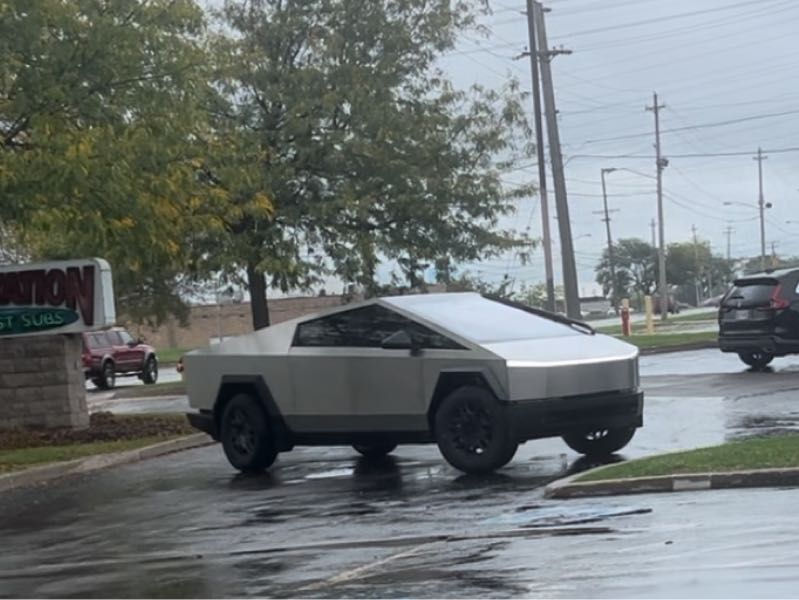 Tesla Cybertruck spotted in Cleveland