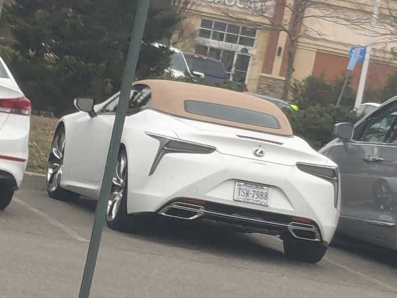 Lexus LC 500 Convertible spotted in Richmond