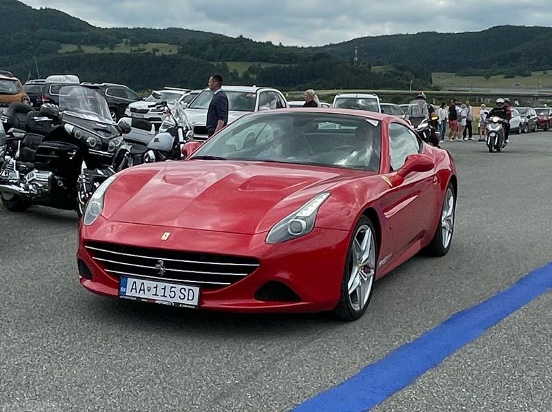 Ferrari California spotted in Žilina