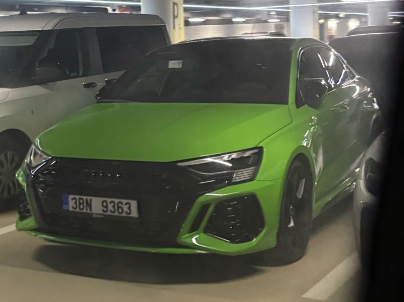 Audi RS3 (2022) spotted in Prague, Czechia