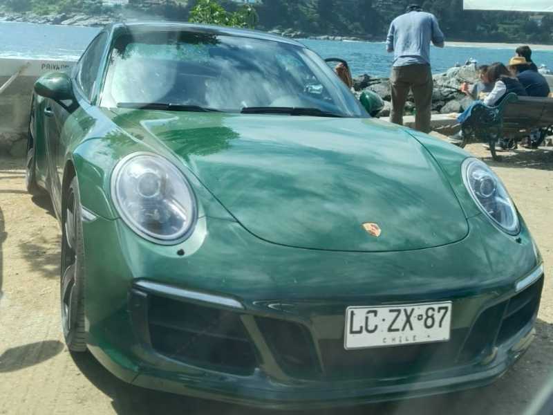 Porsche 911 (2017) spotted in Zapallar, Chile
