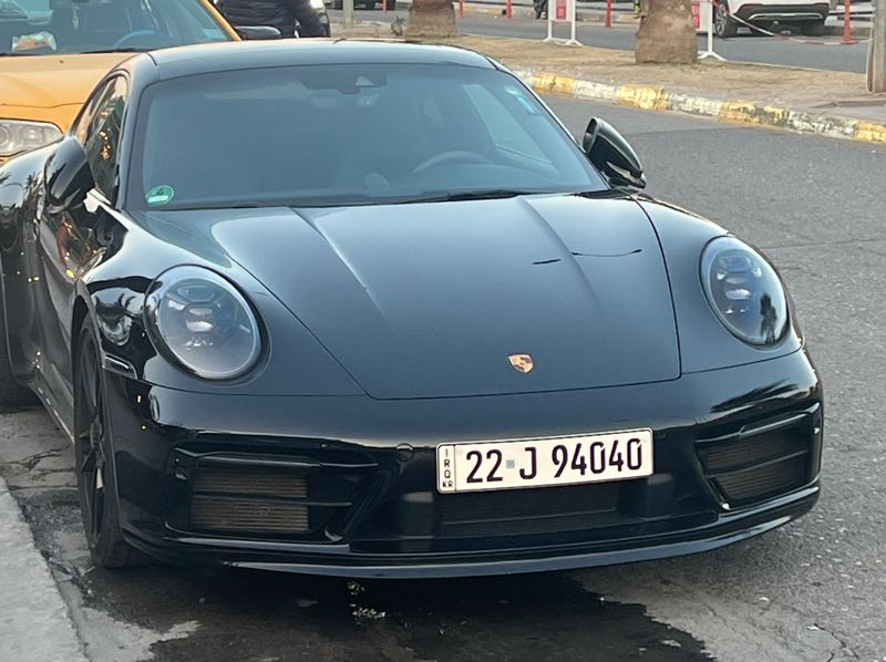 Porsche 911 spotted in Erbil