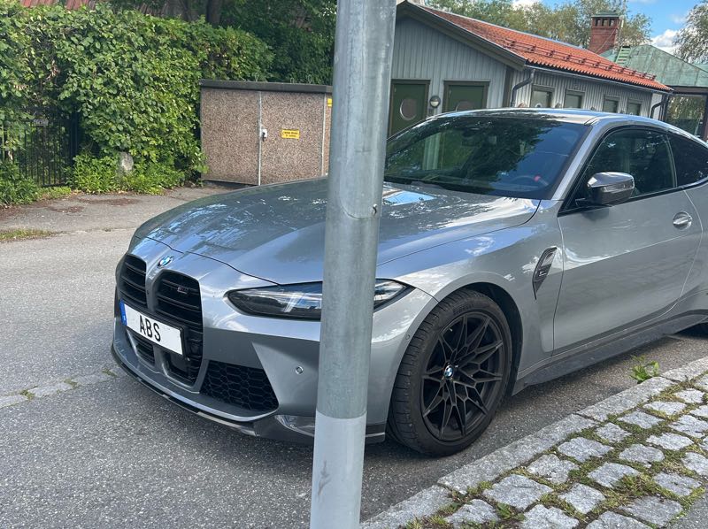 BMW M3 spotted in Sollentuna
