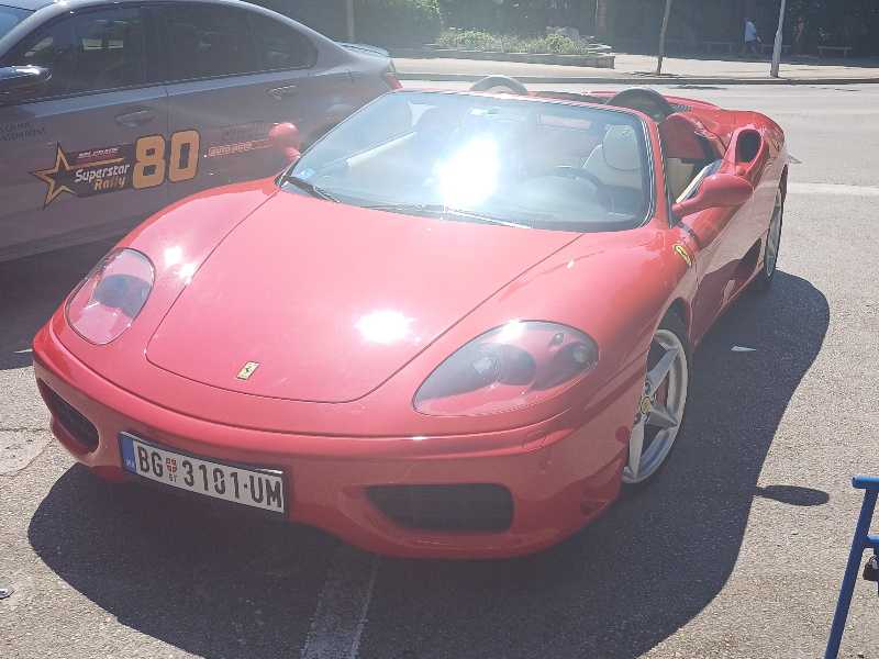Ferrari F360 Spider spotted in Trebinje