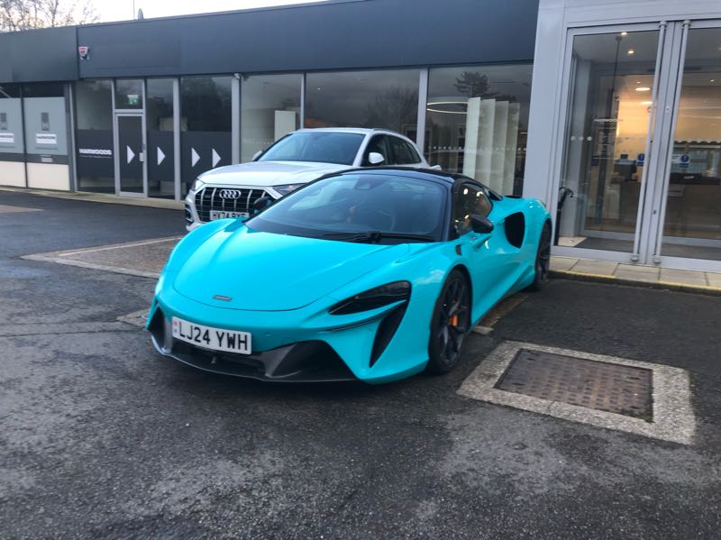 McLaren 765LT (2024) spotted in Worthing, United Kingdom