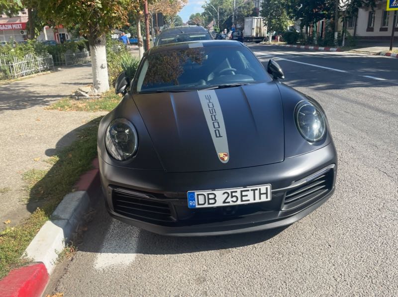 Porsche 911 spotted in Târgovişte
