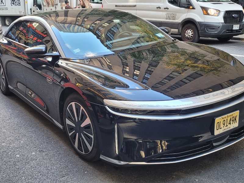 Lucid Air spotted in New York City
