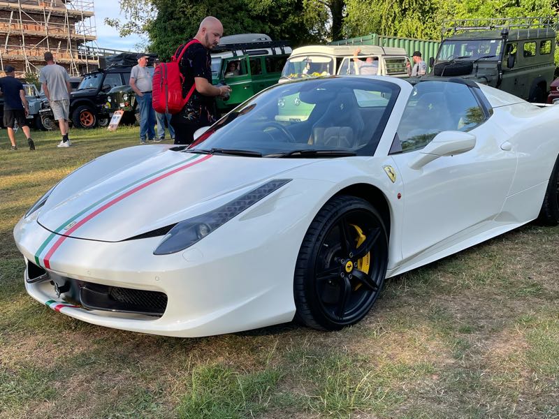 Ferrari 458 Spider spotted in Burton upon Trent