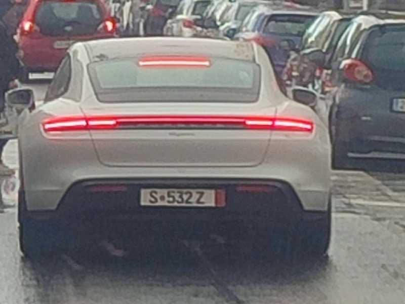 Porsche Taycan spotted in Cadiz