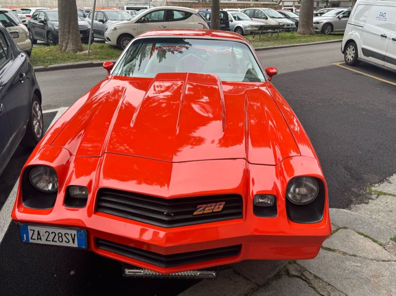 Chevrolet Camaro Z28 spotted in Cuneo
