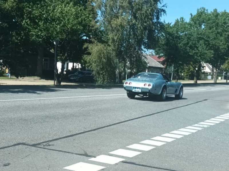 Chevrolet Corvette Stingray spotted in Ventspils