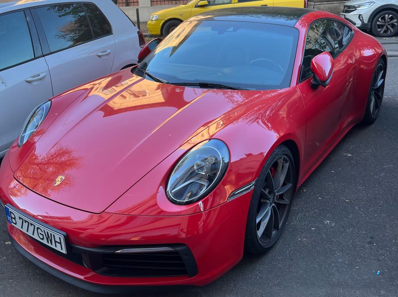 Porsche 911 (2022) spotted in Bucharest, Romania
