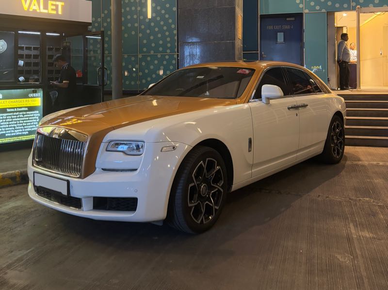 Rolls-Royce Ghost spotted in Kolkata