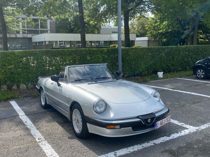 Alfa Romeo Spider spotted in Roeselare