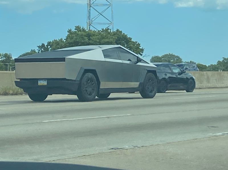 Tesla Cybertruck spotted in Hammond