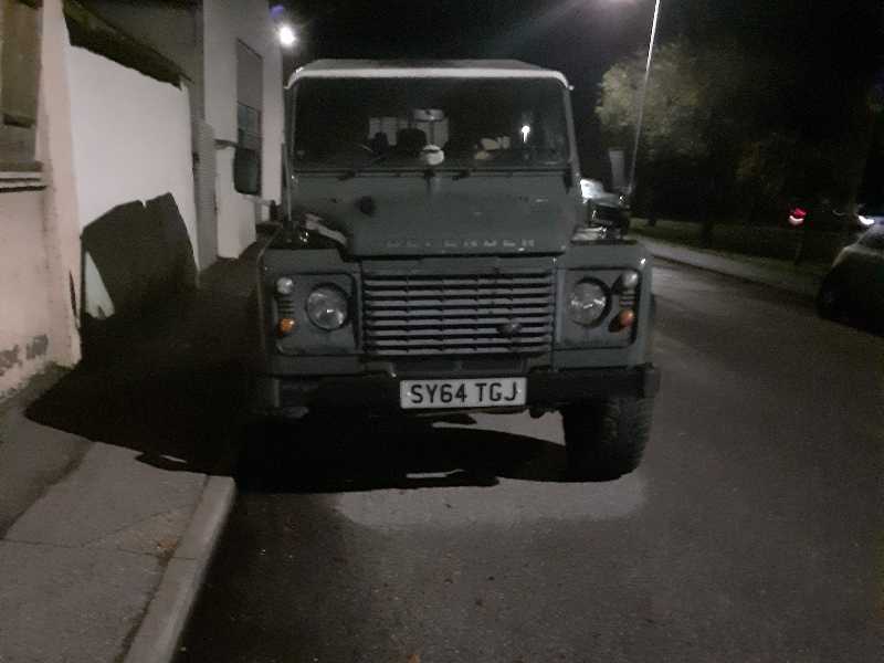 Land Rover Defender spotted in Forres