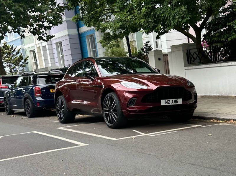 Aston Martin DBX (2021) spotted in London, United Kingdom
