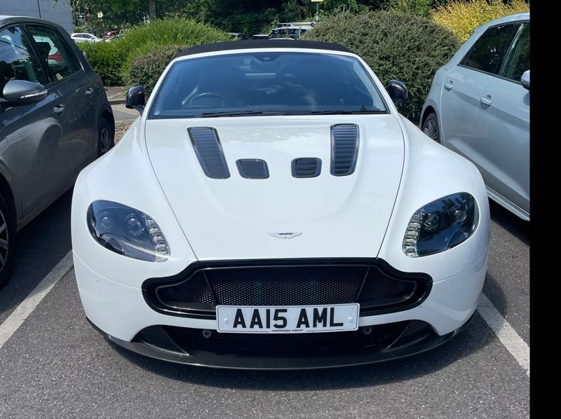 Aston Martin V8 Vantage spotted in Horsham