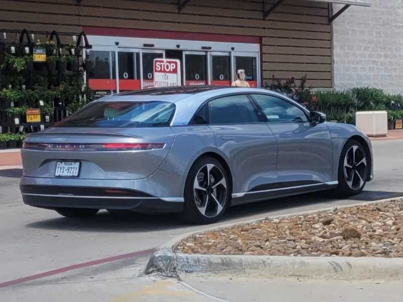 Lucid Air spotted in Marble Falls