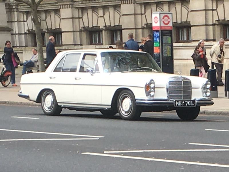 Mercedes-Benz W108 spotted in London