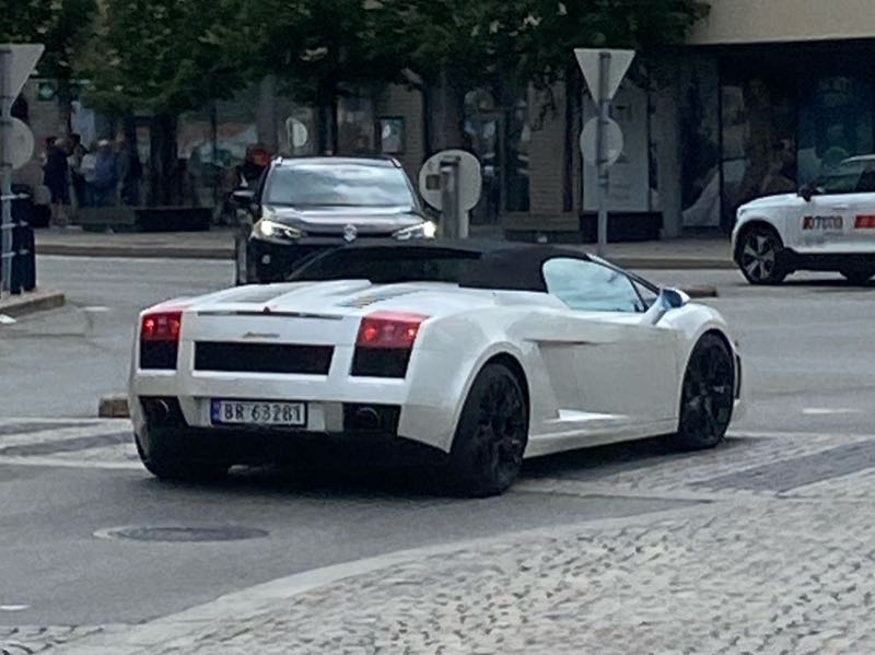 Lamborghini Gallardo Spyder (2006) spotted in Arendal, Norway