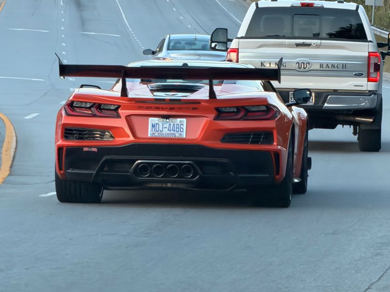 Chevrolet Corvette spotted in Asheville