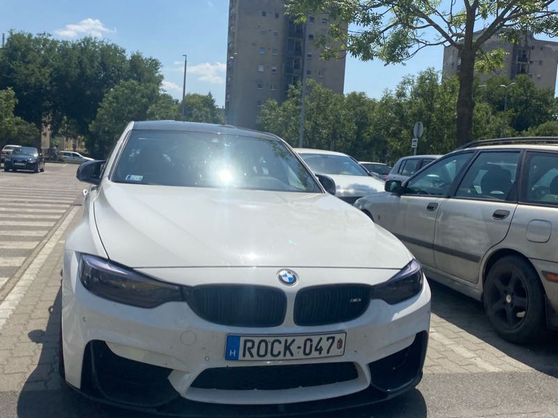 BMW M3 spotted in Debrecen