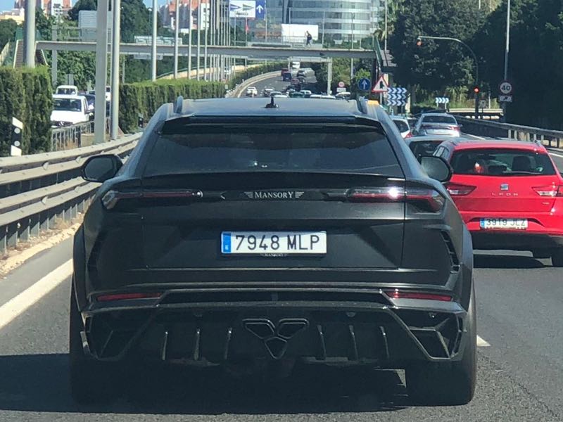Lamborghini Urus Mansory spotted in Valencia