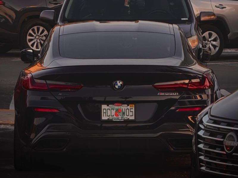 BMW M850i spotted in Clearwater