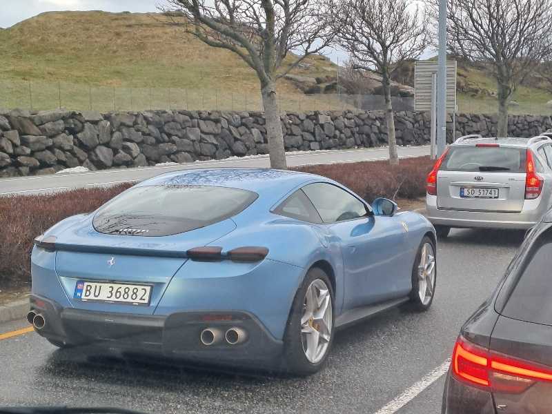 Ferrari Roma spotted in Stavanger