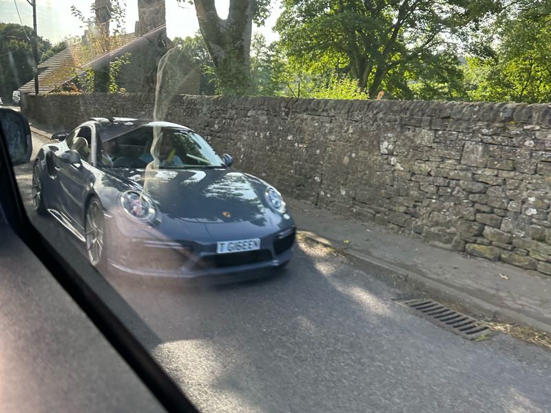 Porsche 911 Turbo spotted in Darlington