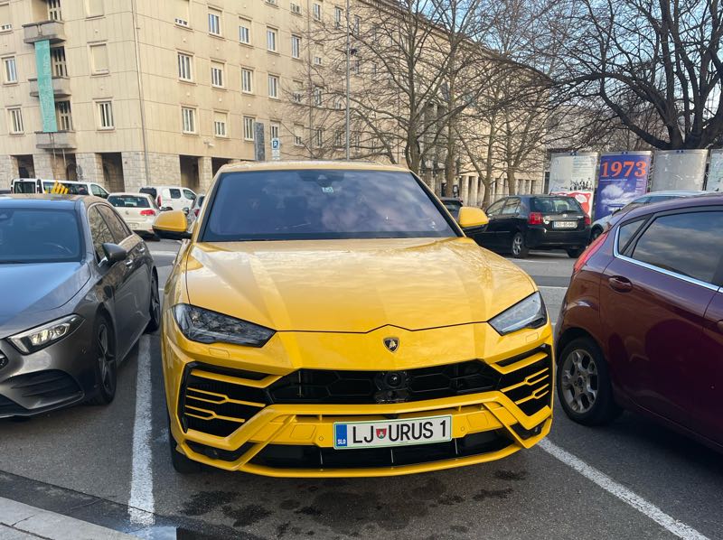 Lamborghini Urus spotted in Nova Gorica