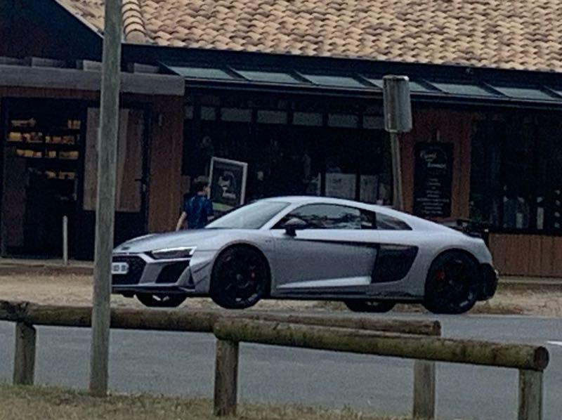 Audi R8 spotted in Arcachon