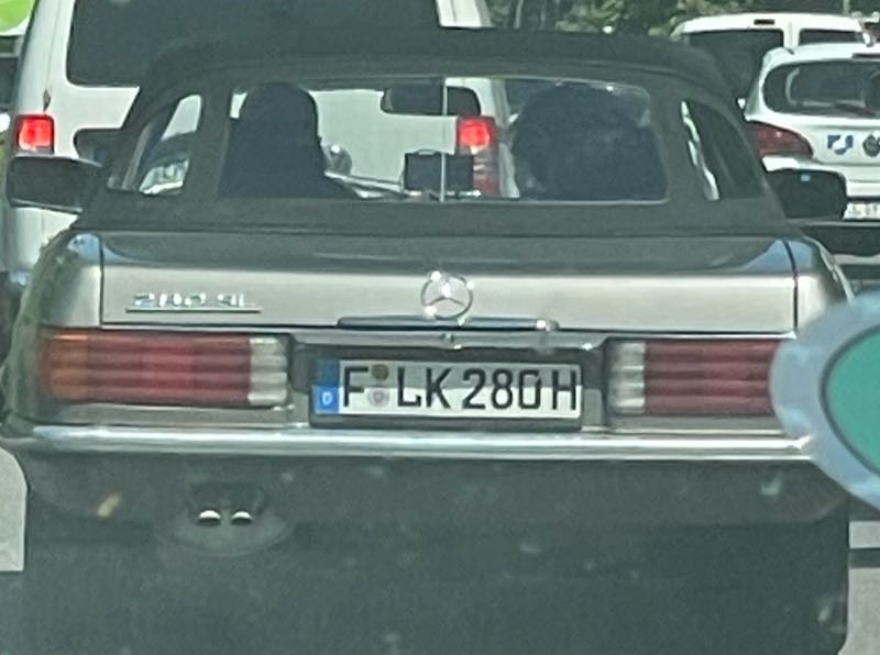 Mercedes-Benz SL 280 (1980) spotted in Kaiserslautern, Germany