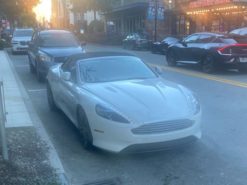 Aston Martin DB9 spotted in Atlanta