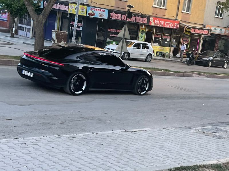 Porsche Taycan spotted in Elazığ