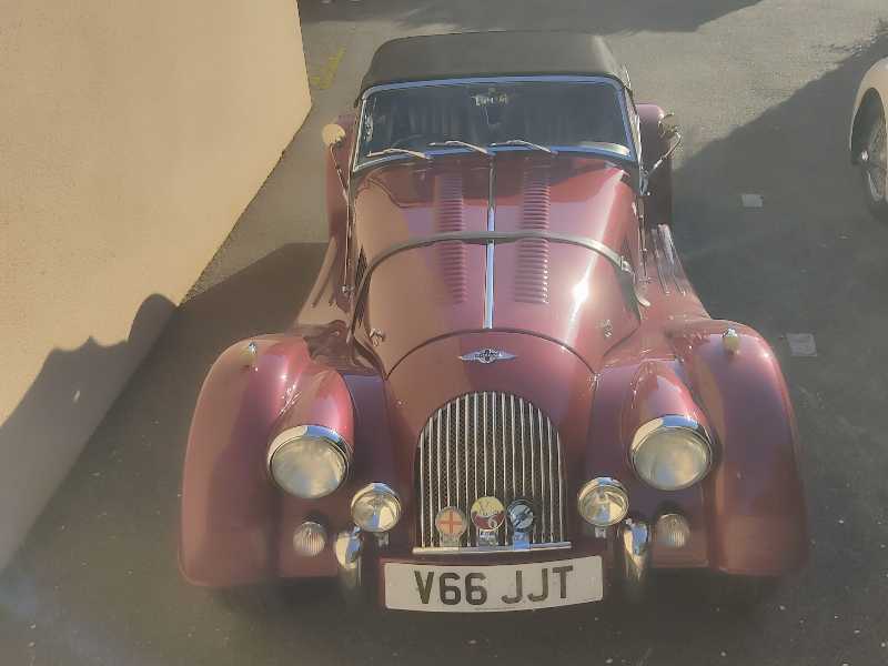 Morgan Plus 4 spotted in Saint-Quentin-sur-le-Homme