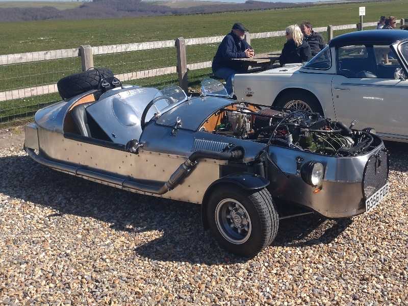 Morgan 3-Wheeler spotted in Blandford Forum