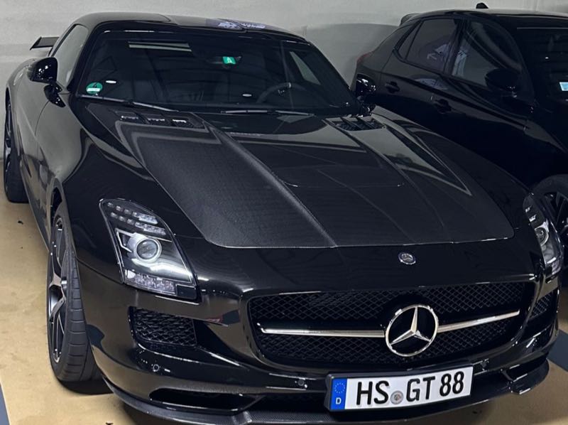 Mercedes-Benz SLS AMG (2011) spotted in Brinje, Croatia