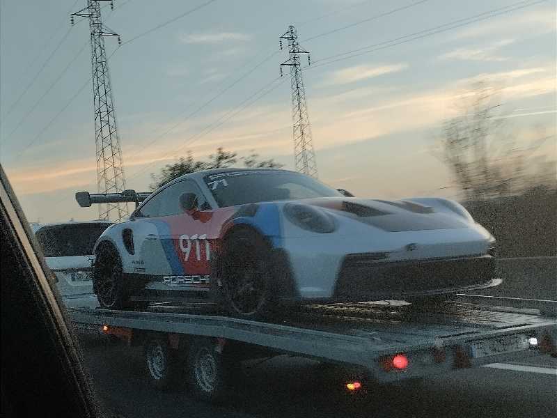 Porsche 911 GT3 spotted in Chalon-sur-Saône