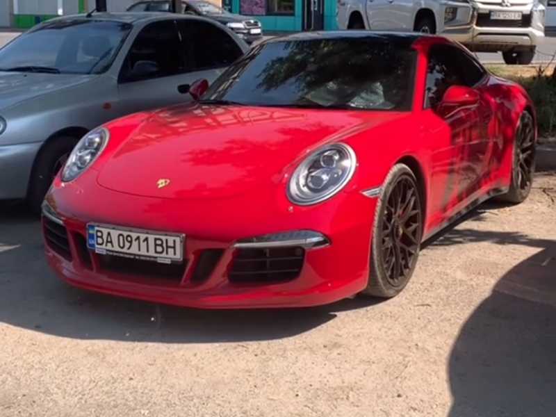 Porsche 911 spotted in Kropyvnytskyi