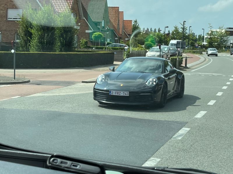 Porsche 911 (2021) spotted in Brugge, Belgium