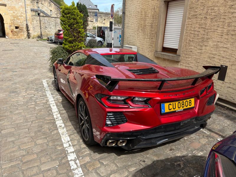 Chevrolet Corvette C8 (2020) spotted in Luxembourg, Luxembourg