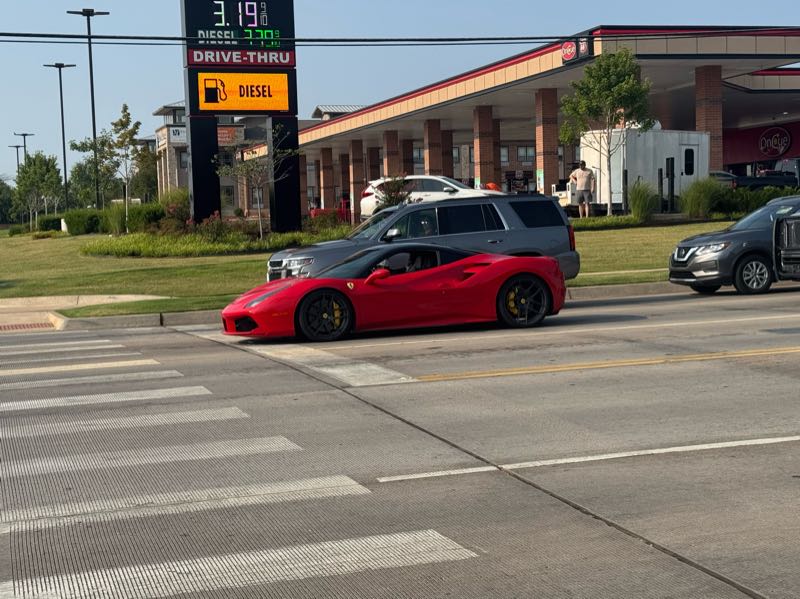 Ferrari 488 GTB spotted in Edmond
