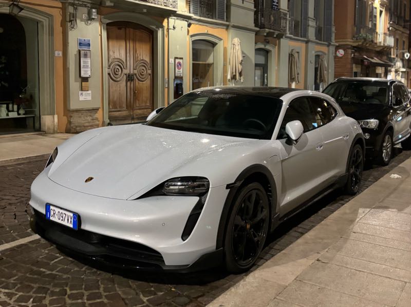 Porsche Taycan spotted in Teramo
