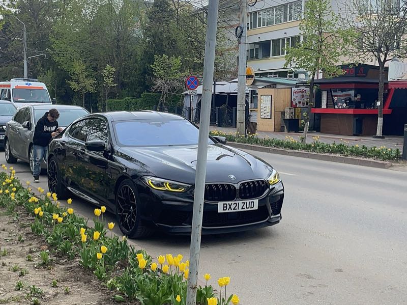 BMW M8 spotted in Botoşani