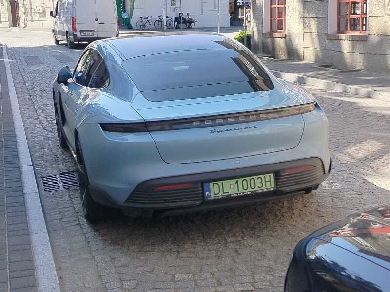 Porsche Taycan Turbo S spotted in Grudziądz