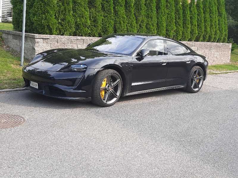 Porsche Taycan spotted in Gävle